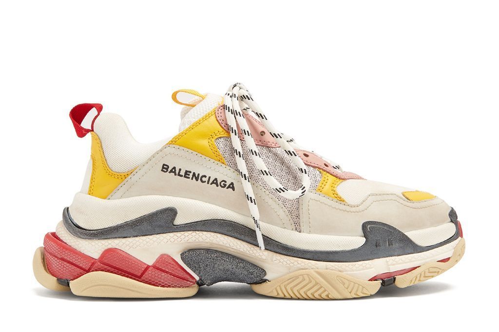 Balenciaga the look of Triple S sneakers