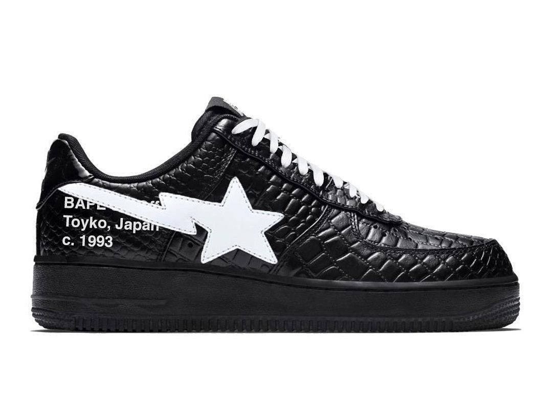 Off-White x A Bathing Ape sneakers hit 