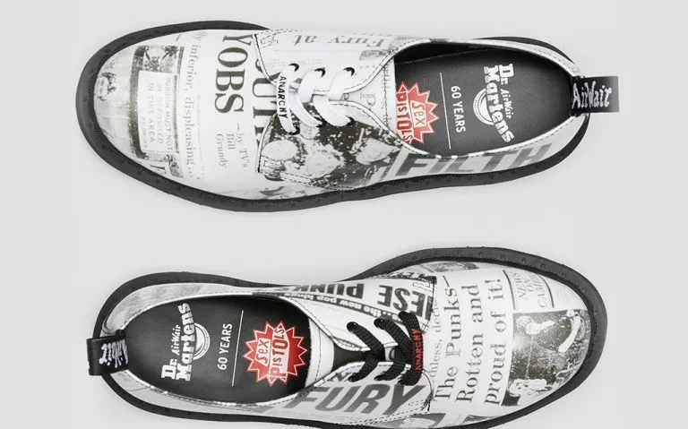 Ботинки Dr. Martens 1460 Sex Pistols черные женские